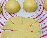 Foto langkah ke 7 dari resep Bakpao Labu Kuning Isi Pasta Kacang Merah.