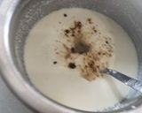 A picture of step 2 of Makhana raita.
