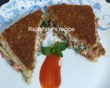 वेज मेयोनेज सॅन्डविच (Veg Mayonnaise Sandwich Recipe In Marathi) रेसिपी स्टेप 5 फोटो 