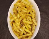 Foto del paso 4 de la receta: Papas fritas crocantes rebozadas con polenta