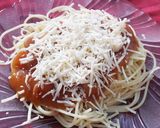 Foto langkah ke 3 dari resep Spaghetti Sosis Kilat.