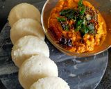 A picture of step 4 of Idli-Coconut Chuteny.