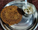 A picture of step 4 of Ragi Oats Chilla.