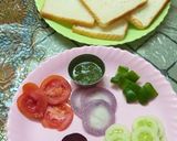 A picture of step 1 of Vegetable sandwich.