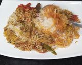 A picture of step 11 of Degi white chana pulao biryani.