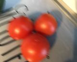 Une image de l'étape 3 de Salade marinée de pommes de terre, patates douces violettes, harengs, tomates et poivron.