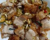 Hình bước làm 7 của món (NCKD) Ba chỉ quay giòn bì lắc sả tắc
