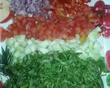A picture of step 3 of Rice And Beans And Salad.
