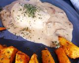 Une image de l'étape 7 de Paupiettes de poulet à la crème et aux champignons.