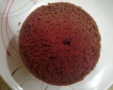 A picture of step 15 of Eggless Red Velvet Cake (without oven).