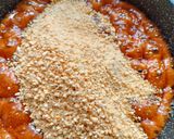 A picture of step 3 of Delightful Gud Chana Chikki.