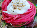 Nido de calabacín rojo