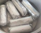 Gambar langkah 6 resipi Lemang Termudah.