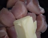 A picture of step 2 of My Lemon, peppered, Buttered Chicken. 💜😀.