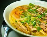 Hình bước làm 3 của món Cháo Gà Ta Nấu Từ Cơm Nguội