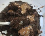 A picture of step 3 of One minute microwave cake.