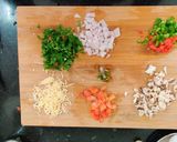 A picture of step 1 of Vegetable & Cheese Omelette.