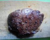 A picture of step 3 of Pan-Seared Steak with Rosemary and Garlic Butter.