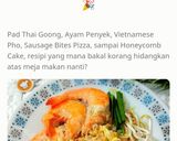 Gambar langkah 7 resipi Phad Thai Goong.
