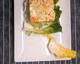 Foto del paso 11 de la receta: Timbal de salmón sobre lechuga baby