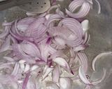A picture of step 1 of Desi Chicken Pulaao #RefferMuskanAli.