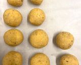 Foto del paso 3 de la receta: Albóndigas de garbanzos con tomate frito y verduras