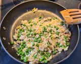 A picture of step 2 of Pea-lover easy fried rice for little ones, and grown ups too!.