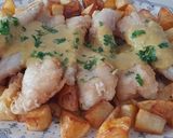 A picture of step 5 of Monkfish in Almond Sauce.