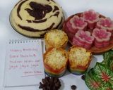 Foto langkah ke 10 dari resep Set Menu Dessert Simple Lapis Pepe Merah Putih, Bolu Selai Nanas Keju, Bolu Kukus Dua Telur.