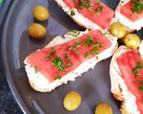 Une image de l'étape 4 de Tartine fraîcheur à la pastèque 🍉.