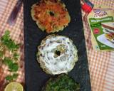 Akki tricolour roti recipe step 6 photo