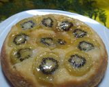 Foto del paso 4 de la receta: Torta Invertida De Kiwi En Sartén