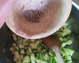 Foto del paso 3 de la receta: Canelones gratinados de crema de morcilla, con puré de calabacín