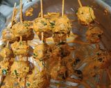 स्टफ्ड मशरूम टिक्का (stuffed mushroom tikka recipe in Hindi) रेसिपी चरण 3 फोटो