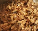 A picture of step 6 of Swedish Meatballs and Egg Noodles in a Creamy Sauce.