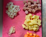 Foto langkah ke 2 dari resep Curry Rice Ekonomis.