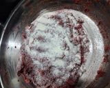 A picture of step 4 of Beetroot tikki.