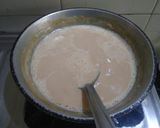 A picture of step 4 of Mawa badam kulfi.