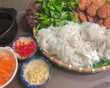 Hình bước làm 3 của món Bún chả chay Hà Nội