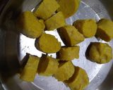 A picture of step 2 of Gatte ki sabji.