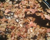 A picture of step 2 of Cheeseburger Omelet.