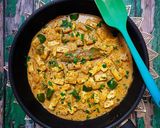 A picture of step 8 of Shahi Paneer.