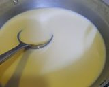 A picture of step 1 of Mango phirni with paan twist.