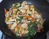 花枝杏鮑菇炒的食譜步驟5照片