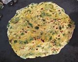 A picture of step 2 of Methi leaves paratha.