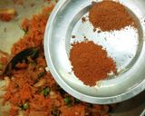 A picture of step 9 of Carrot Rice.