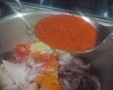 A picture of step 2 of Qeema sev.