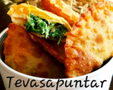 Foto del paso 5 de la receta: Empanadillas de espinacas 3 quesos 🥬 🧀