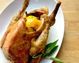 A picture of step 4 of Roasted Guinea fowl.
