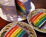 Foto langkah ke 8 dari resep Rainbow Cake Kukus Ny. Liem (Bisa untuk Base Cake).